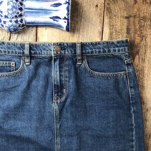 J. Crew Jean Skirt Size 8